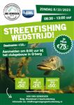 Streetfishing wedstrijd zondag 8 oktober