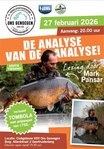 Karperavond 27 feb 2026 met Mark Pansar